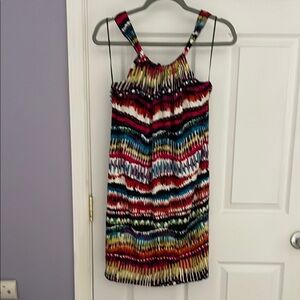 Spense Petite- Multicolor Striped Women's Dress